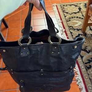 Gianni Bini Leather Tote